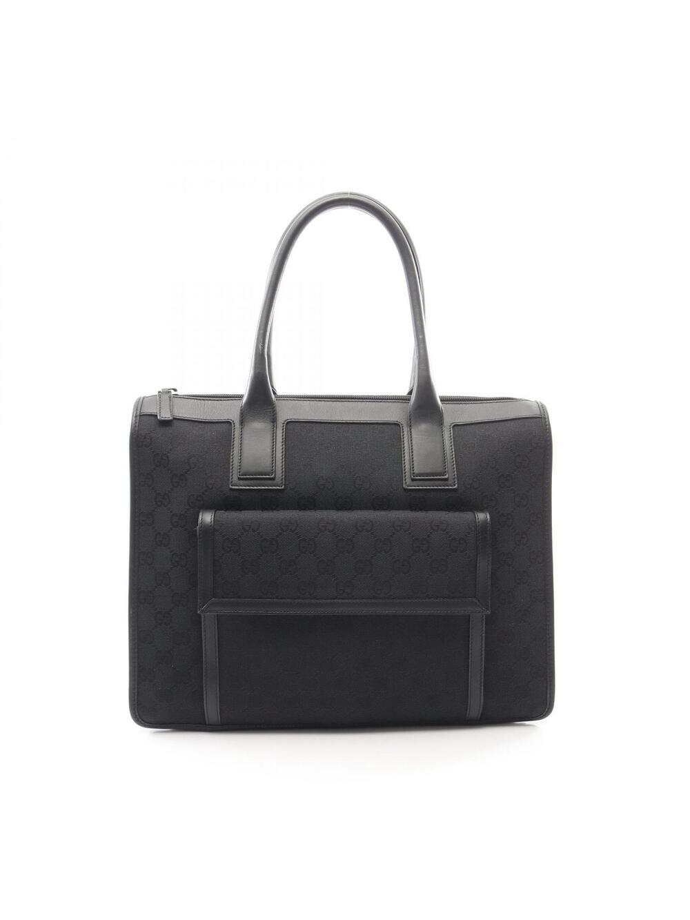 Gucci Gg Canvas Tote Handbag Leather #309352G70B